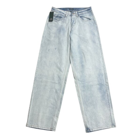 WILD FABLE JEANS DETACH WAIST LIGHT WASH 90'S RELAXED STRAIGHT MID RISE BLUE NWT - Picture 1 of 12
